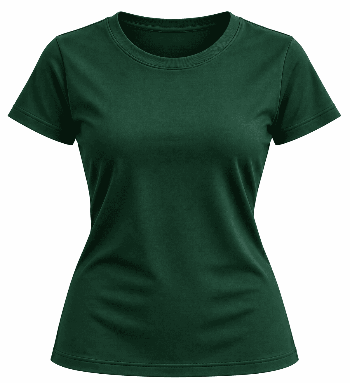 Forest Green Fitted T-Shirt — front view