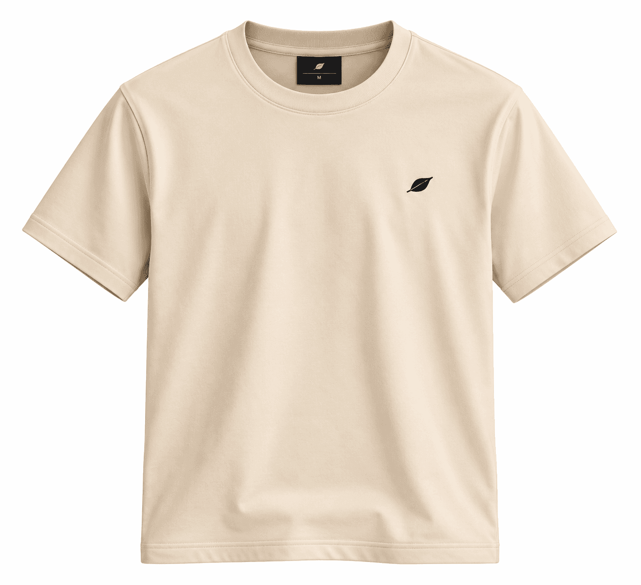 Northline Essential Crew Beige T-Shirt — front view